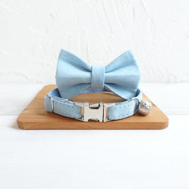 Personalized Bow Tie Small Dog Collar - Bark ¡®n¡¯ Paws