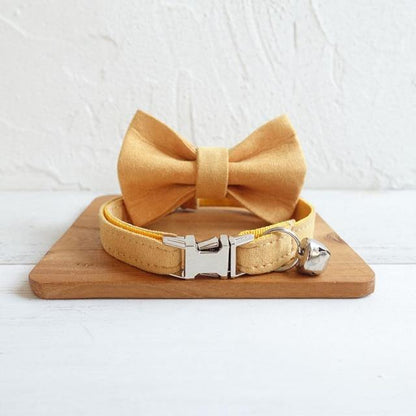 Personalized Bow Tie Small Dog Collar - Bark ¡®n¡¯ Paws