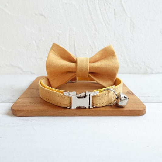 Personalized Bow Tie Small Dog Collar - Bark ¡®n¡¯ Paws