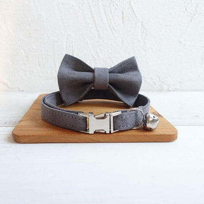 Personalized Bow Tie Small Dog Collar - Bark ¡®n¡¯ Paws