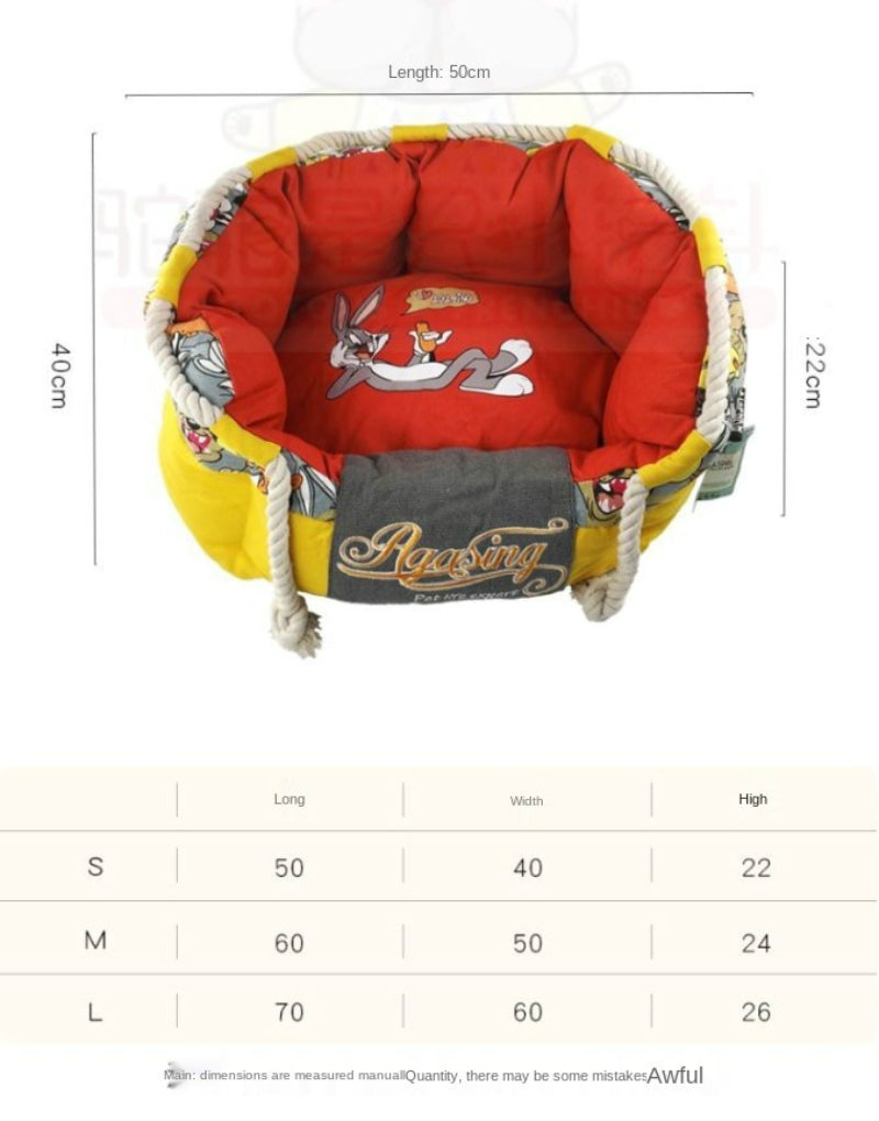 Four Seasons Winter Luxury Dog Bed