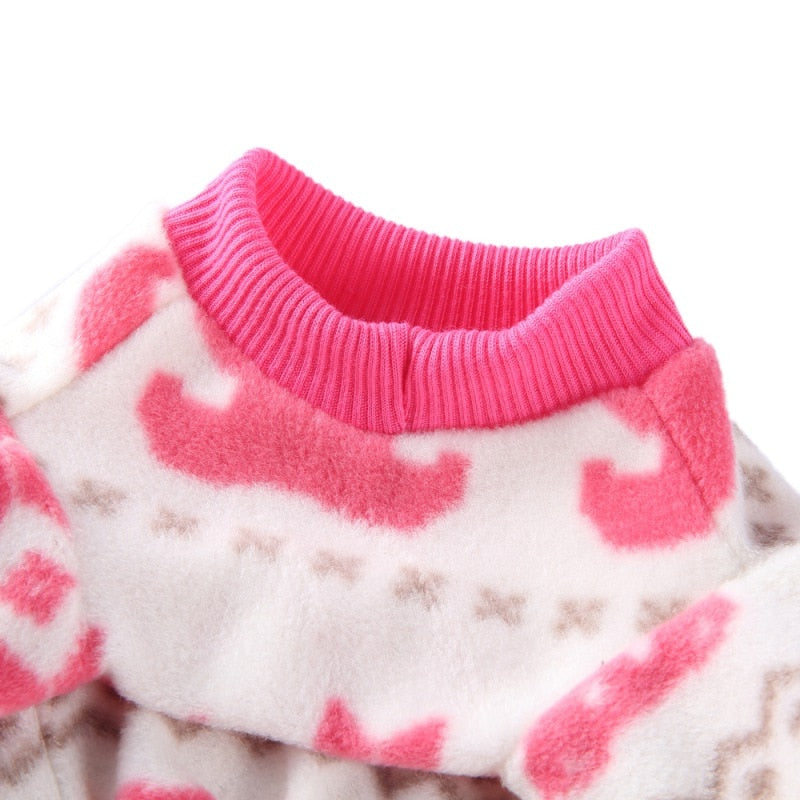Snowflake Soft Fleece Coat