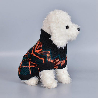 Classic Geometric Plaid Dog Coat - Bark ‘n’ Paws