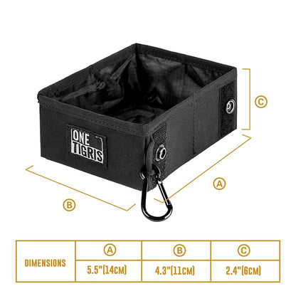Collapsible Outdoor Tactical Dog Bowl