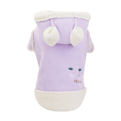 Fashion Suede Warm Dog Hoodie
