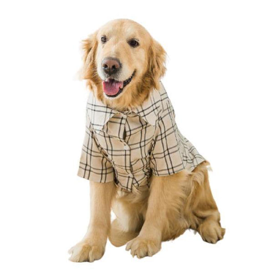 Summer Plaid Leisure Dog Shirts - Bark ‘n’ Paws
