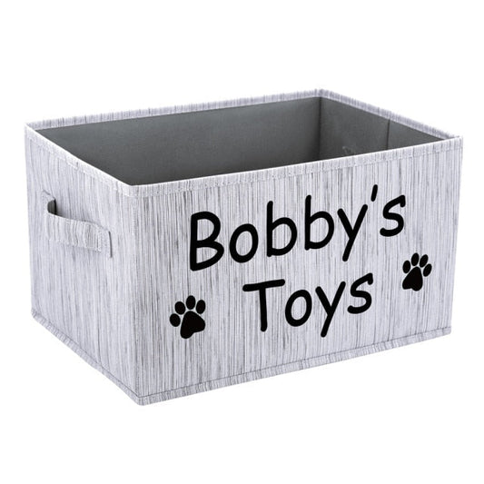 Dog Toys Storage Basket With Handle