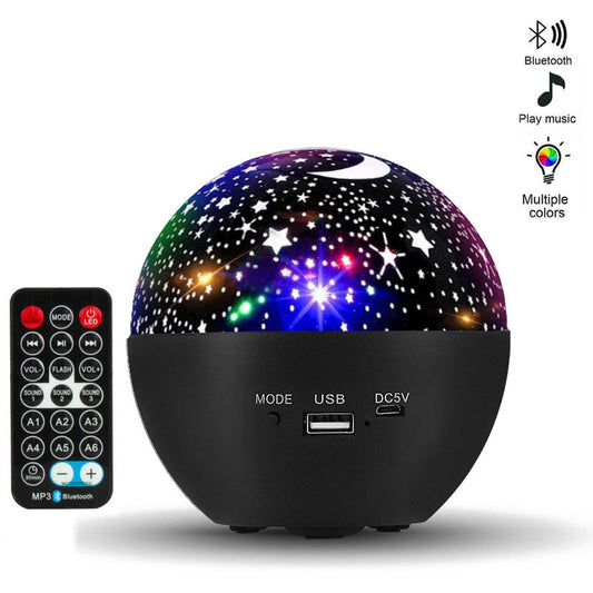 Star Moon Galaxy Night Light Projector