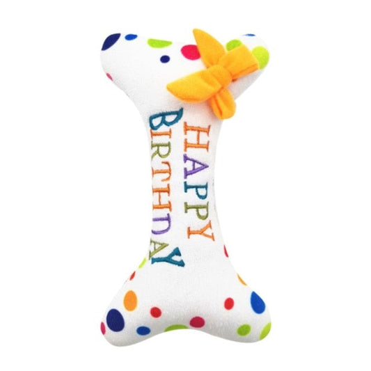 Plush Birthday Cake Dog Toys