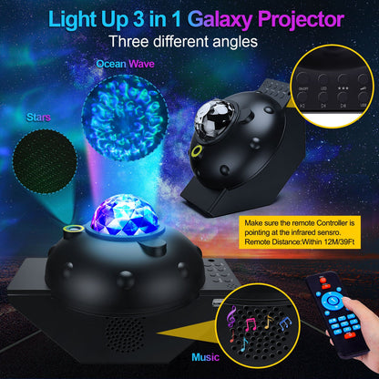 LED Star Night Light Galaxy Projector
