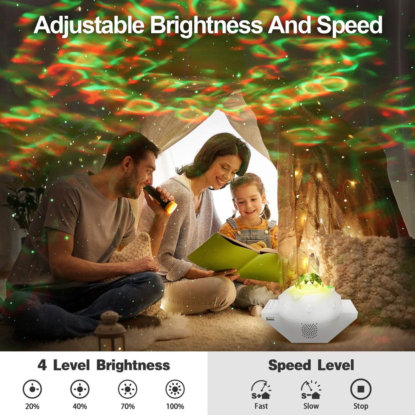 LED Star Night Light Galaxy Projector