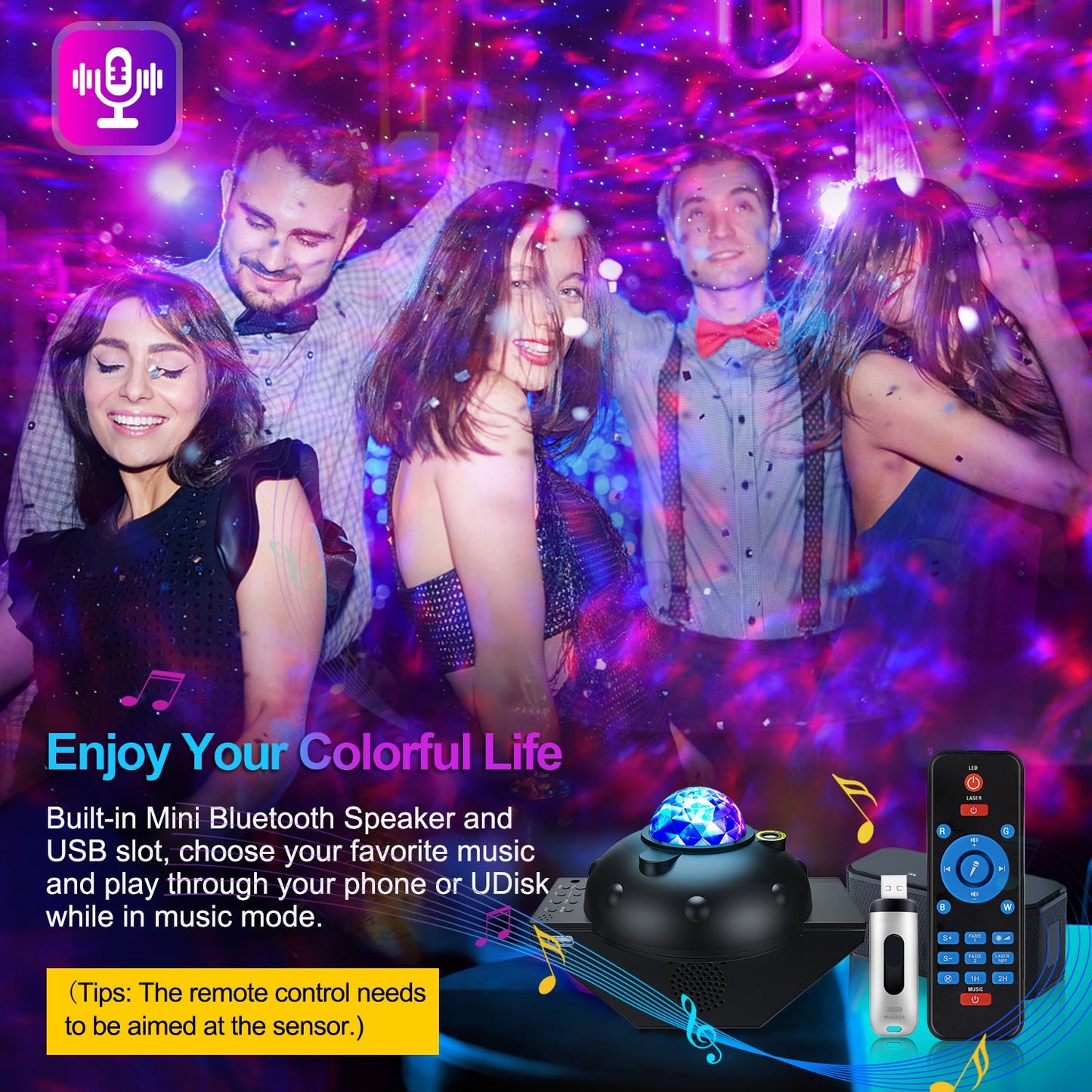 LED Star Night Light Galaxy Projector