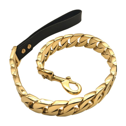 Premium Stainless Steel Metal Dog Leash