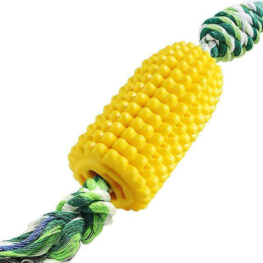 Tough Sweetcorn Dog Chew Toys - Bark ‘n’ Paws