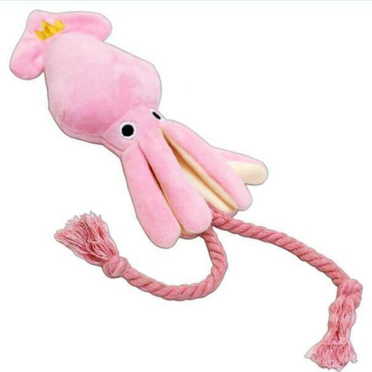 Cute Squid Pet Dog Squeaky Toy - Bark ‘n’ Paws