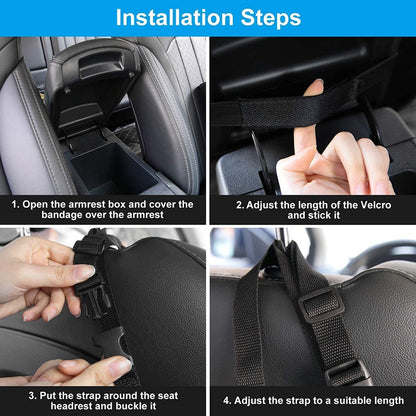 Dog Car Barrier Back Seat Organizer