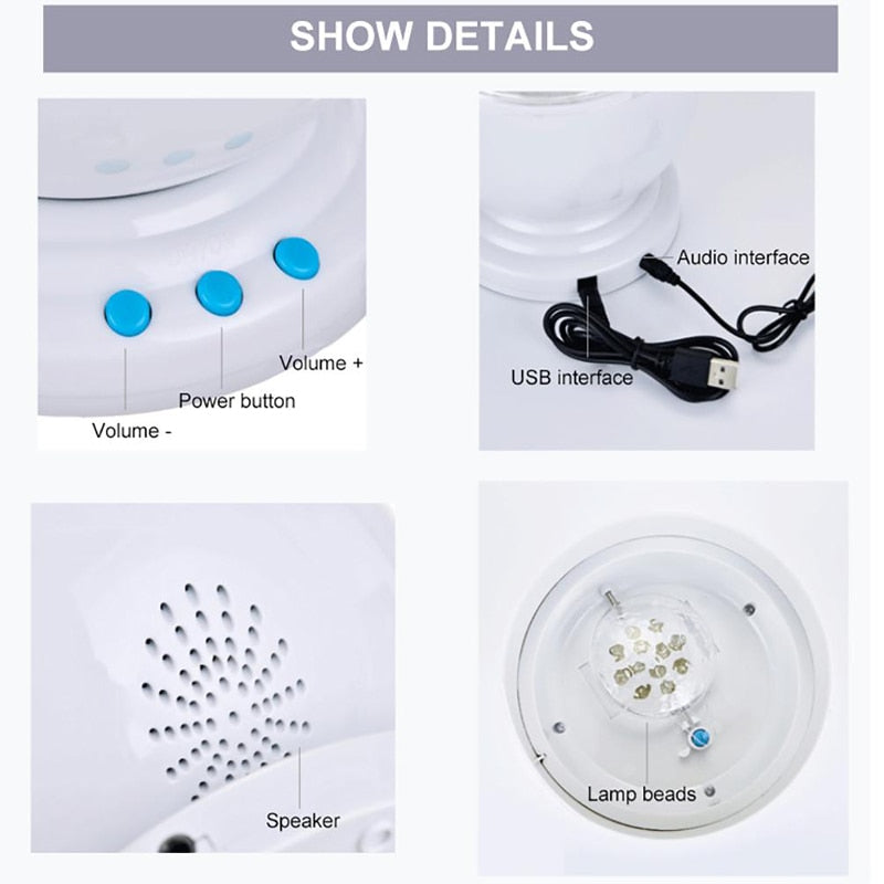 LED Ocean Wave Projection Lamp