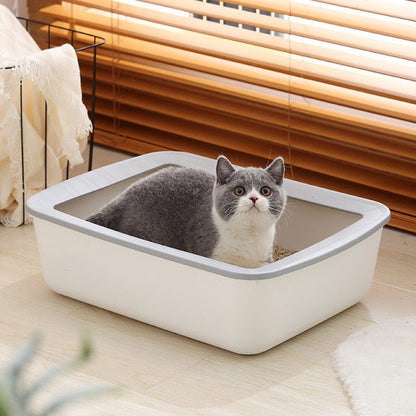 Designer Semi Enclosed Cat Litter Box