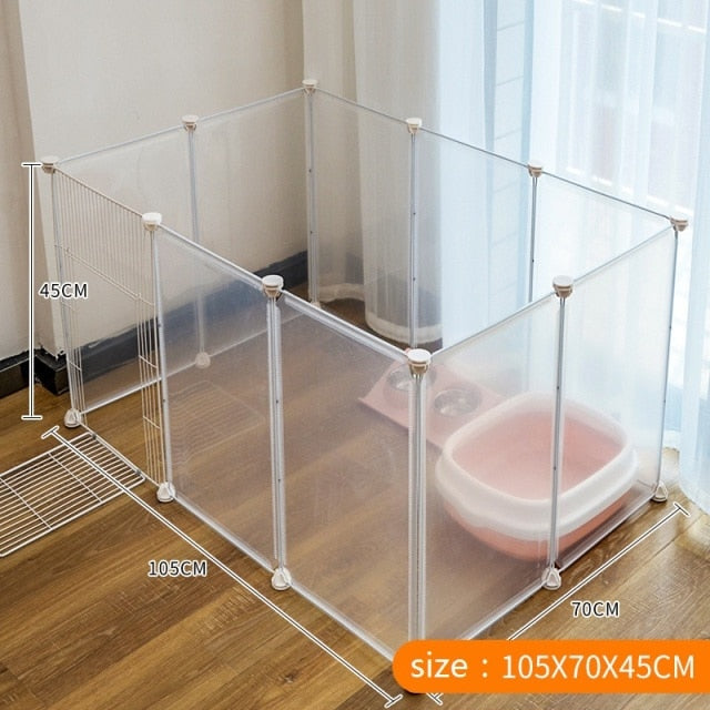 Portable Metal Wire Pet Playpen