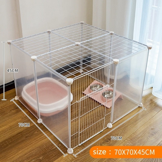Portable Metal Wire Pet Playpen