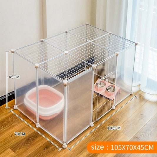 Portable Metal Wire Pet Playpen