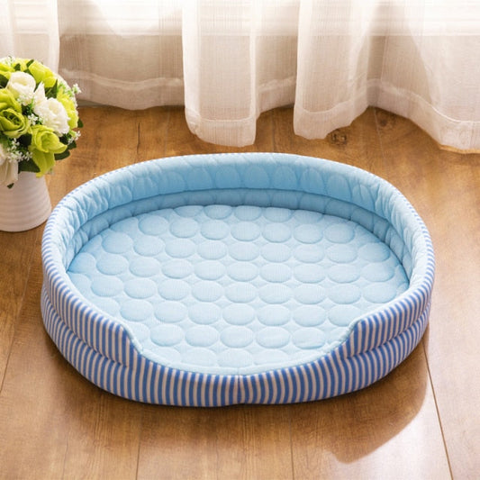 Summer Dog Ice Silk Cooling Beds