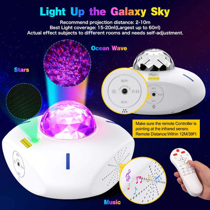 Smart WiFi Galaxy Star Sky Projector