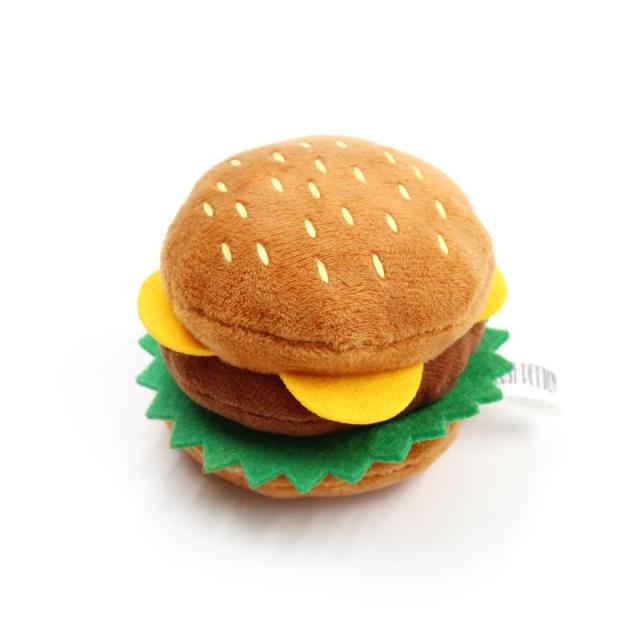 Fastfood Series Squeaky Dog Toys