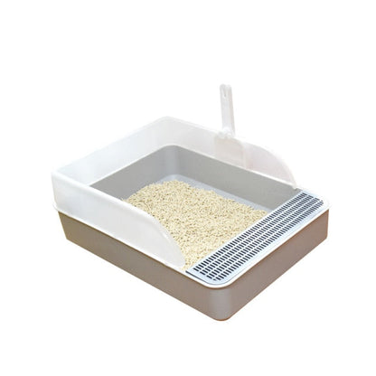 Semi Closed Pet Cat Litter Box