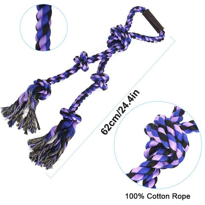 Tug Of War Dog Rope Toy For Aggressive Chewers