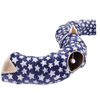 Cat Tunnel Bed With Cushion - Bark ‘n’ Paws
