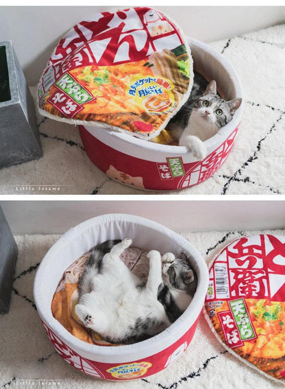 Funny Noodle Cozy Pet Bed