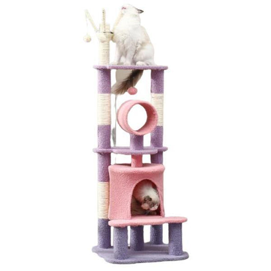 Cat's Tree Scratcher Tower Condo - Bark ‘n’ Paws