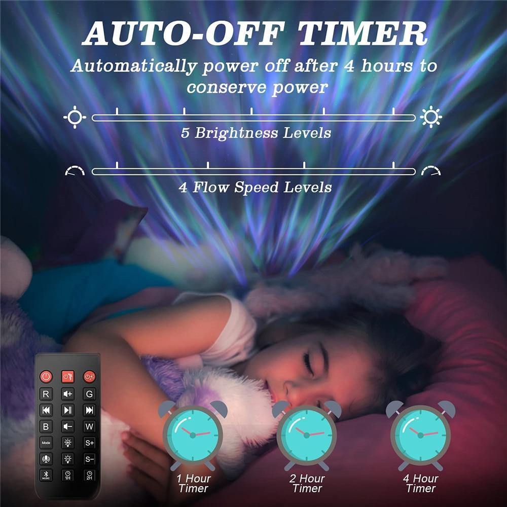 Aurora Star Galaxy Night Light Projector - Bark ‘n’ Paws