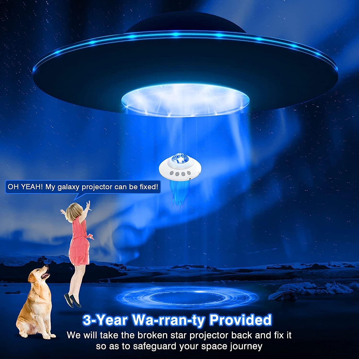 Aurora Light Ocean Wave Star Projector - Bark ‘n’ Paws