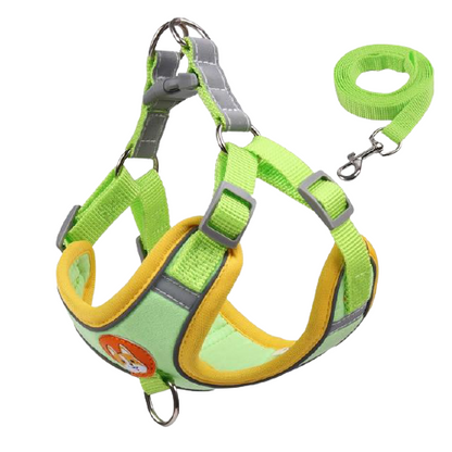 Reflective Dog Harness & Leash Set