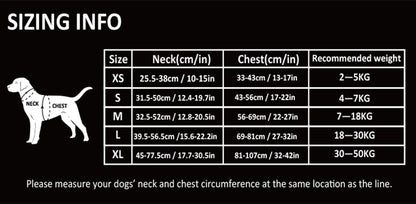 Reflective Breathable Dog Harnesses