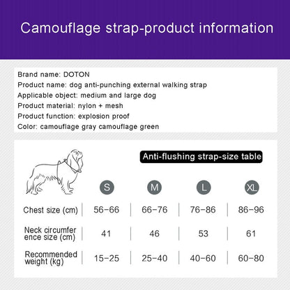 High Quality Explosion-Proof Pet Harness