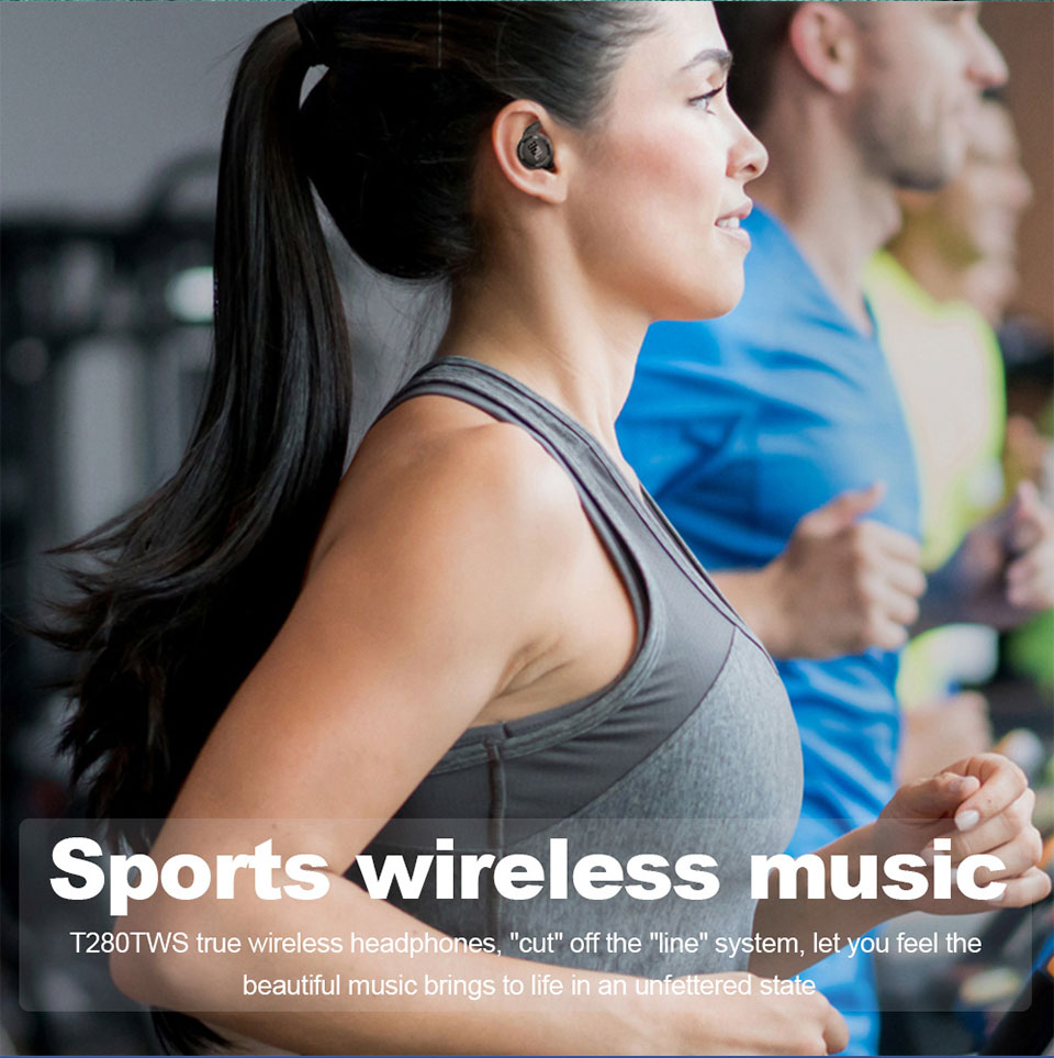 JBL T280 TWS Wireless Bluetooth Earphone