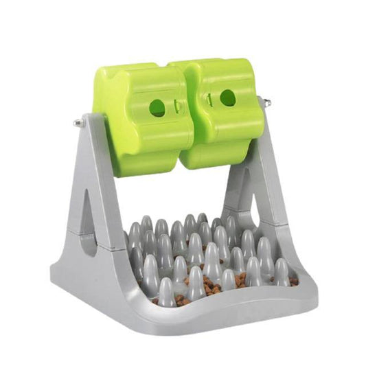 Dog Interactive Roller Feeder Puzzle Toy - Bark ‘n’ Paws