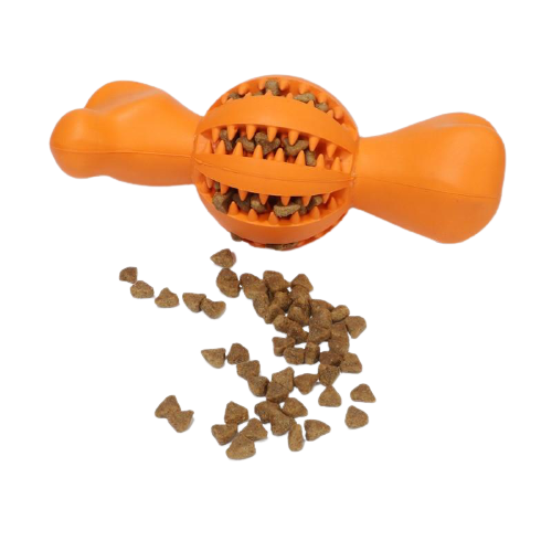 Rubber Bone Shaped Molar Dog Toy