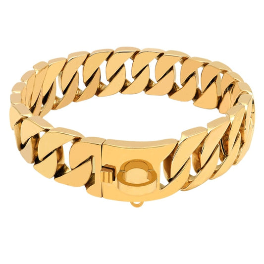 Stainless Steel Dog Gold Necklace