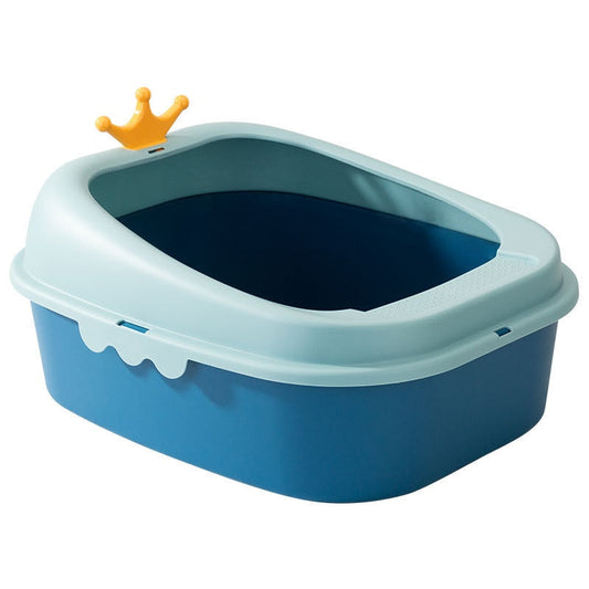 Semi Enclosed Nice Design Cat Litter Box