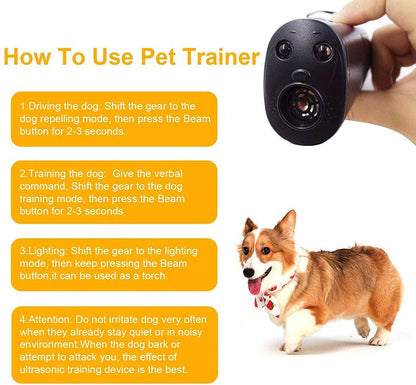 Handheld Ultrasonic Dog Anti Barking Device