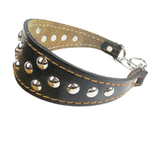 Italian Greyhound Leather Dog Collar