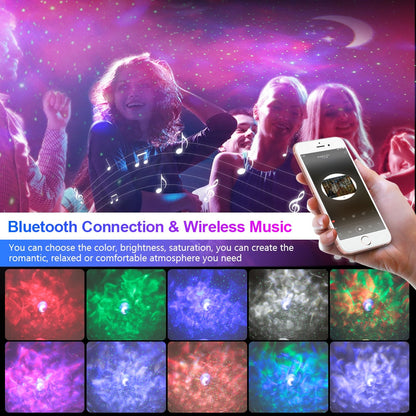 Night Light Water Wave Projector