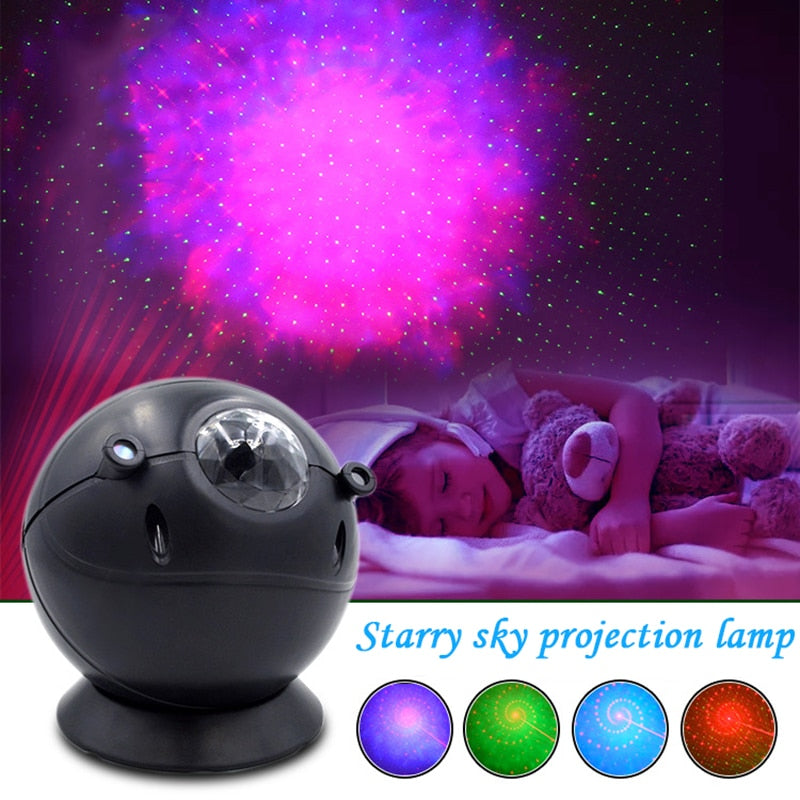 Ocean Wave Night Light Galaxy Projector