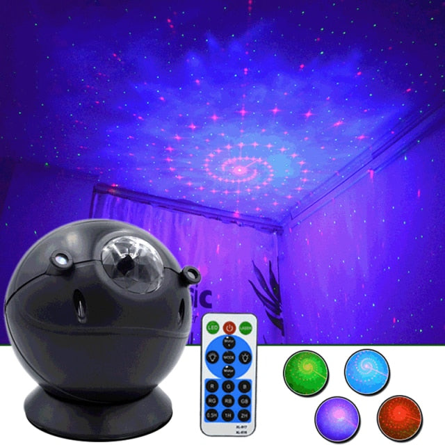 Ocean Wave Night Light Galaxy Projector