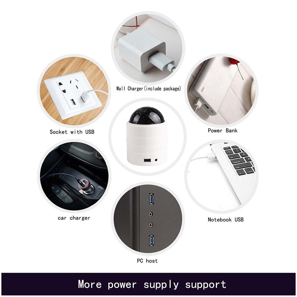 Starry Sky Night Light Projector