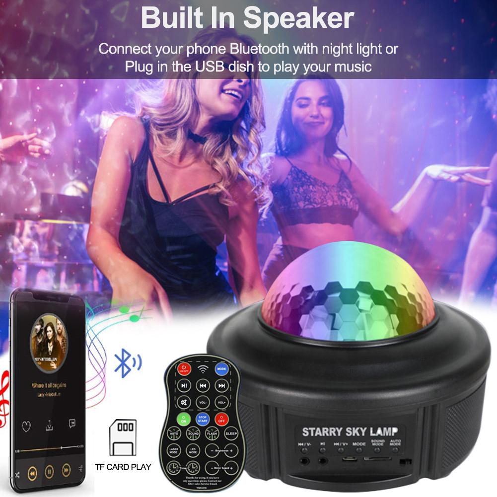 Night Light Bluetooth Speaker Sky Projector